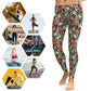 HAWAIIAN STYLE FACE - Hot Yoga Pants for Women