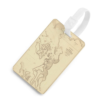 Full-Printed Luggage Tag with Black Hanging Loop