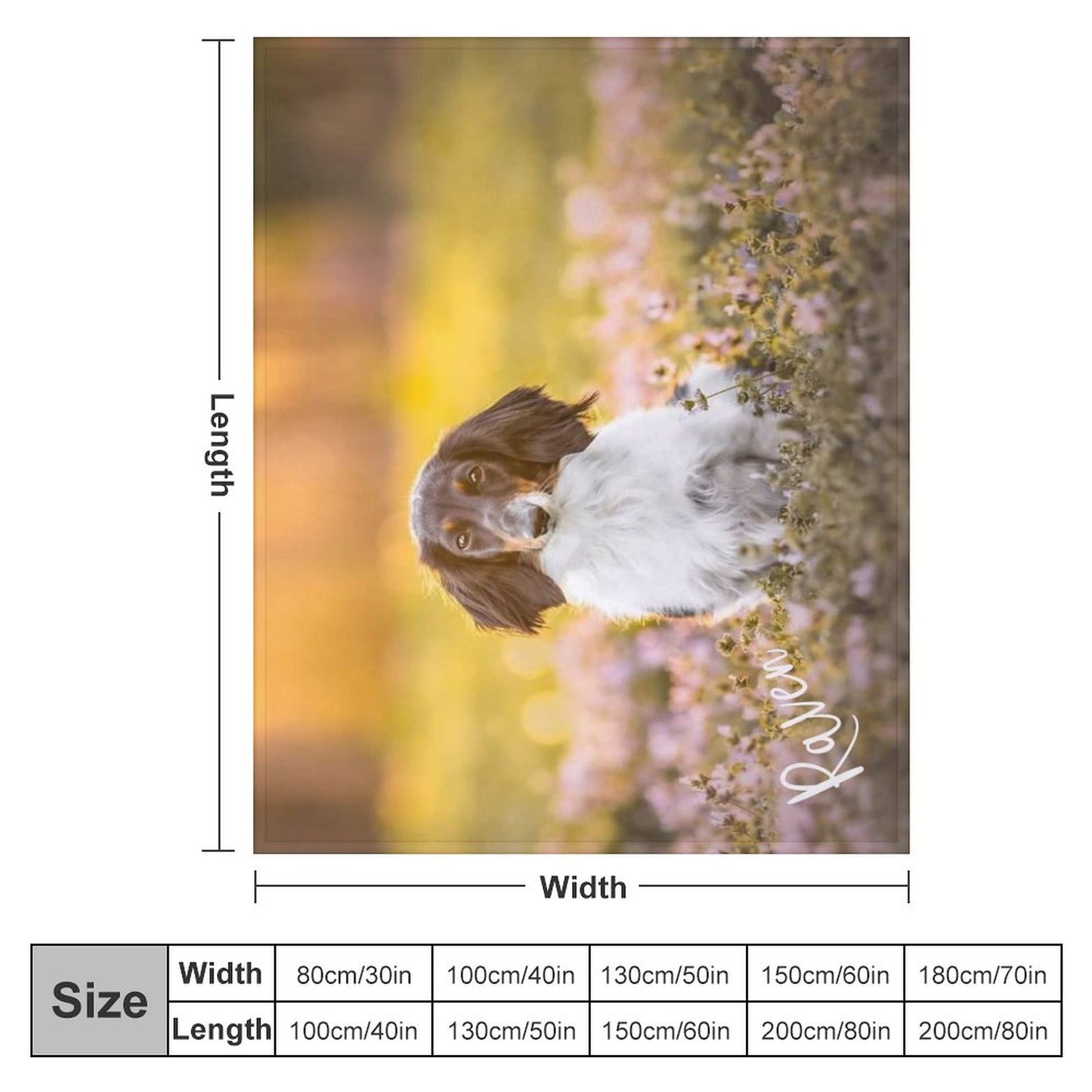 280gsm Flannel Blanket-40"x50" (Dual-sided Printing)