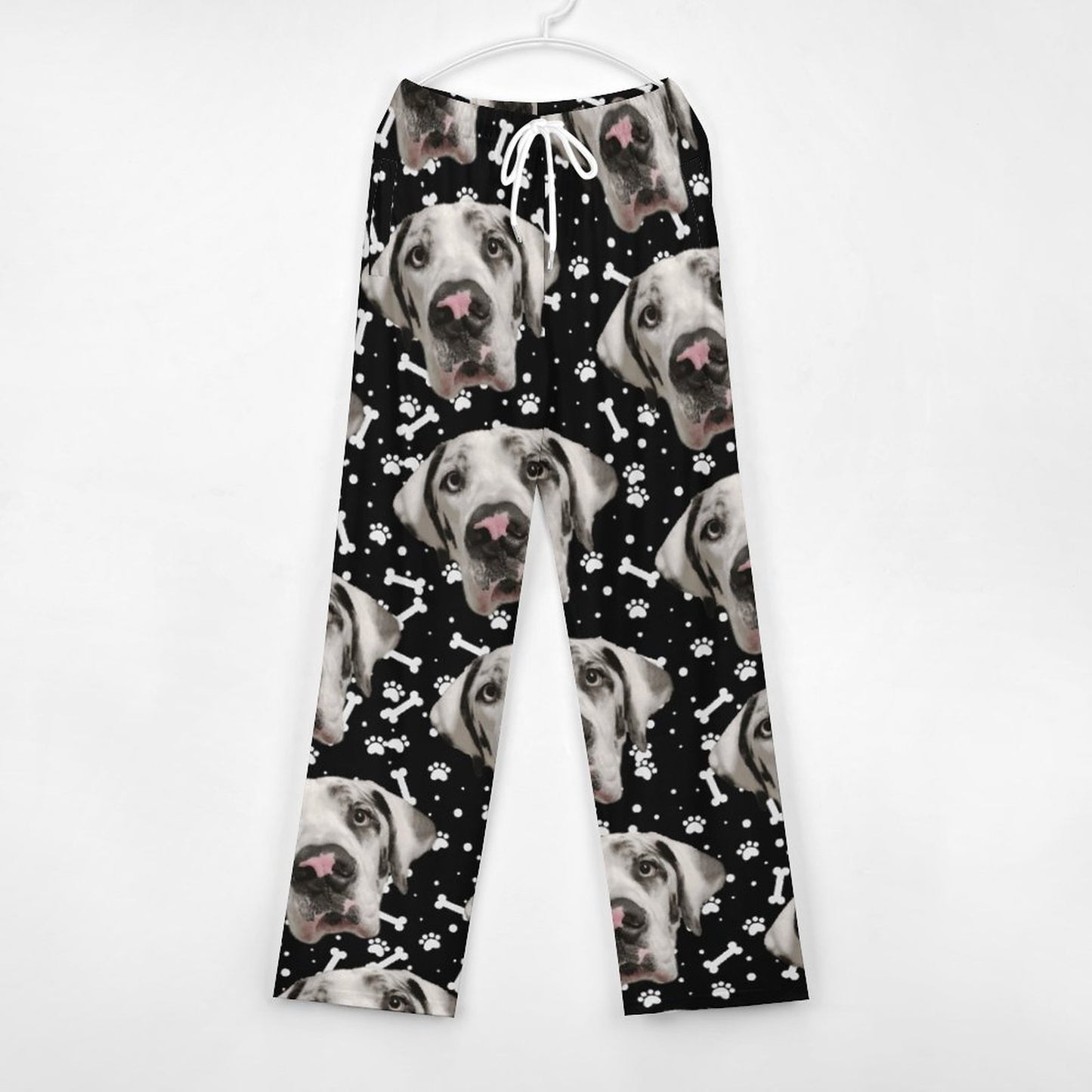 FACE w PAWS-n-BONES Women's Pajamas Pants