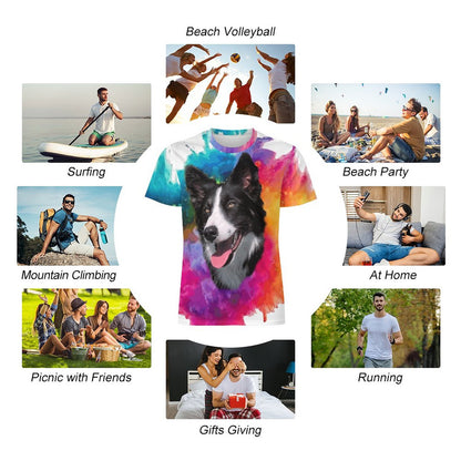 120gsm Short Sleeve All Over Print T-Shirt OMDT01 (All-Over Printing)