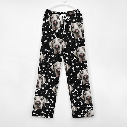 FACE w PAWS-n-BONES Women's Pajamas Pants