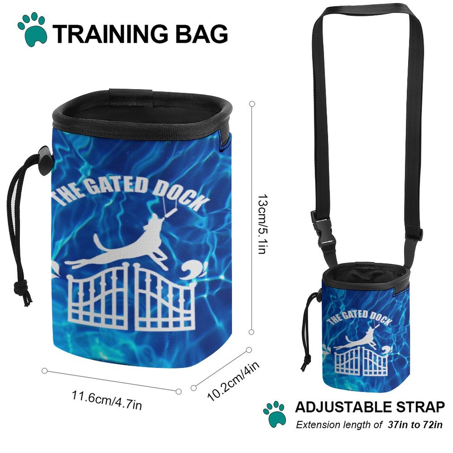GATED DOCK Dog Treat  Bags