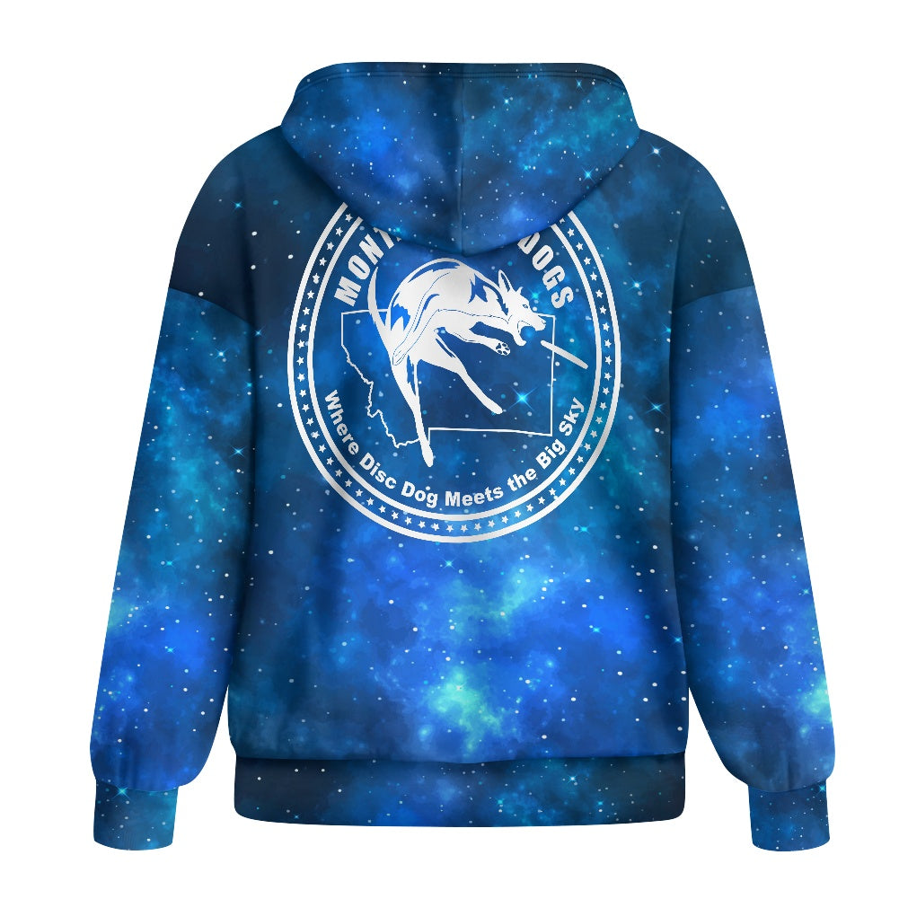 MONTANA DISC Loose Fit Zipper Sweatshirt