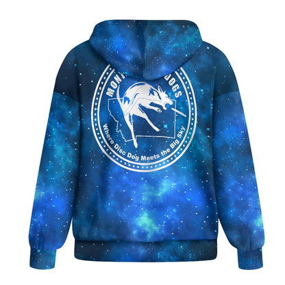 MONTANA DISC Loose Fit Zipper Sweatshirt