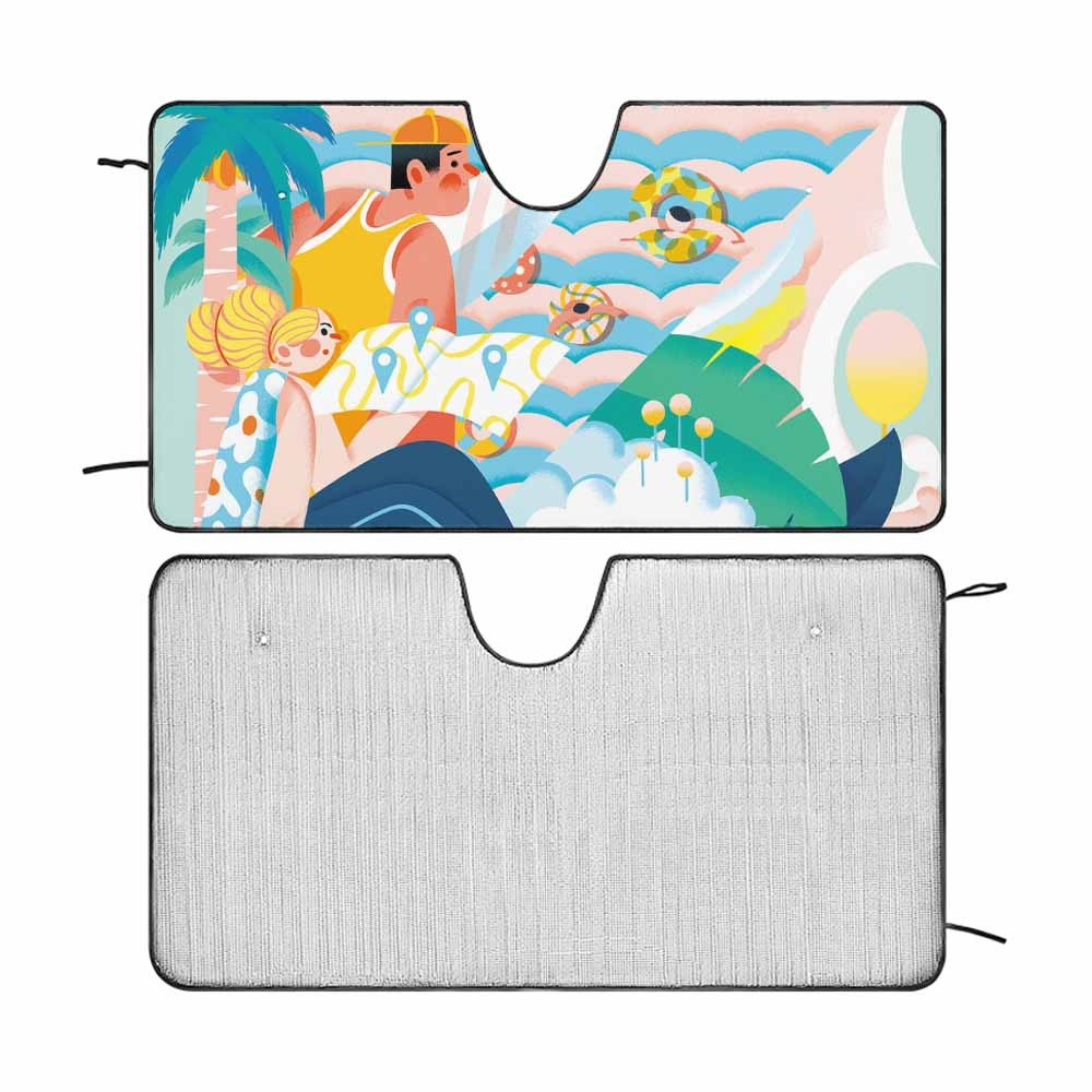 55"×30" CUSTOM AUTO SUNSHADE