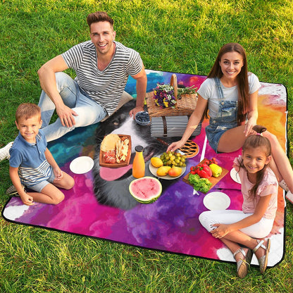 Foldable Zipper Picnic Mat- 60"×60"/ 150x150cm