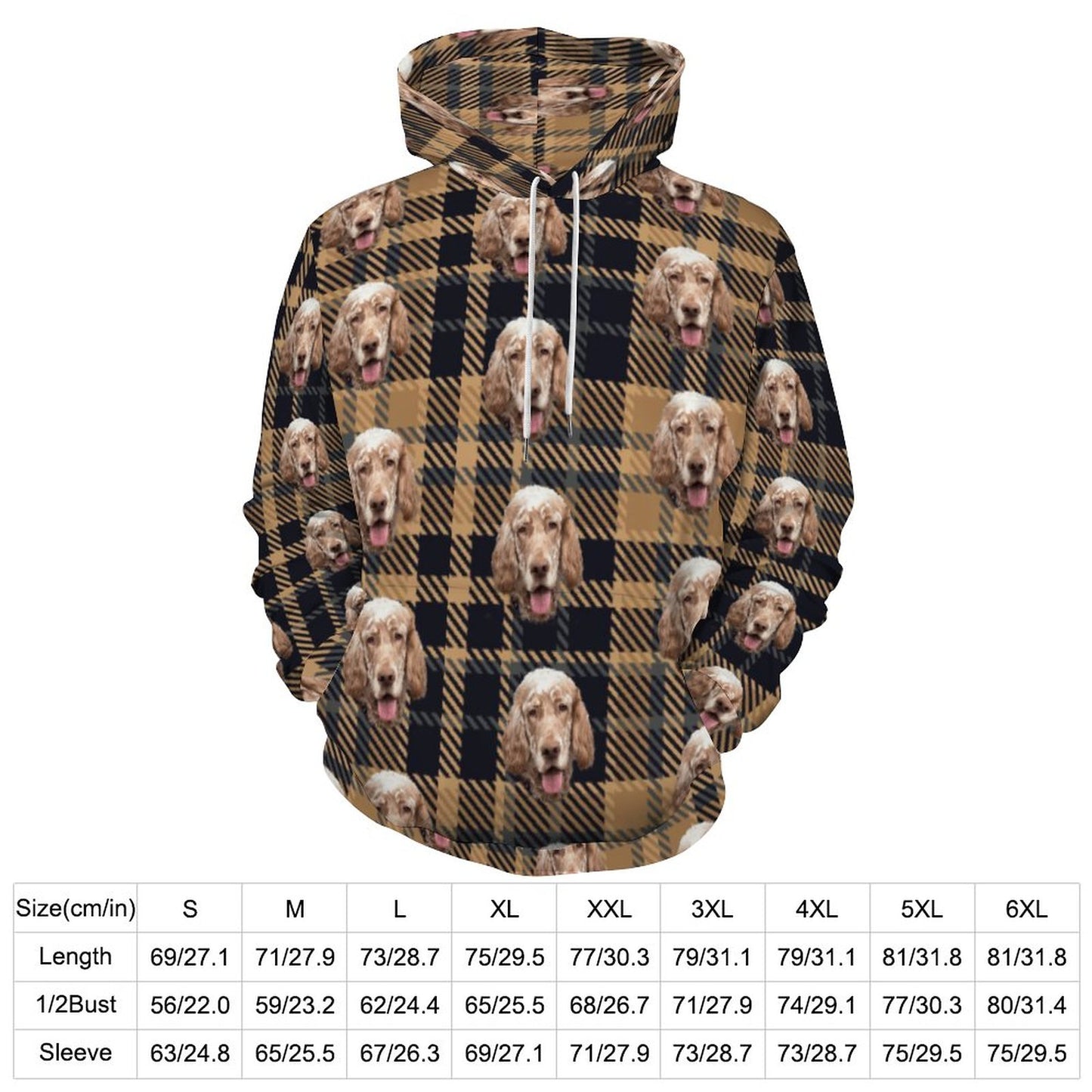 Custom Hoodie FACE PATTERN