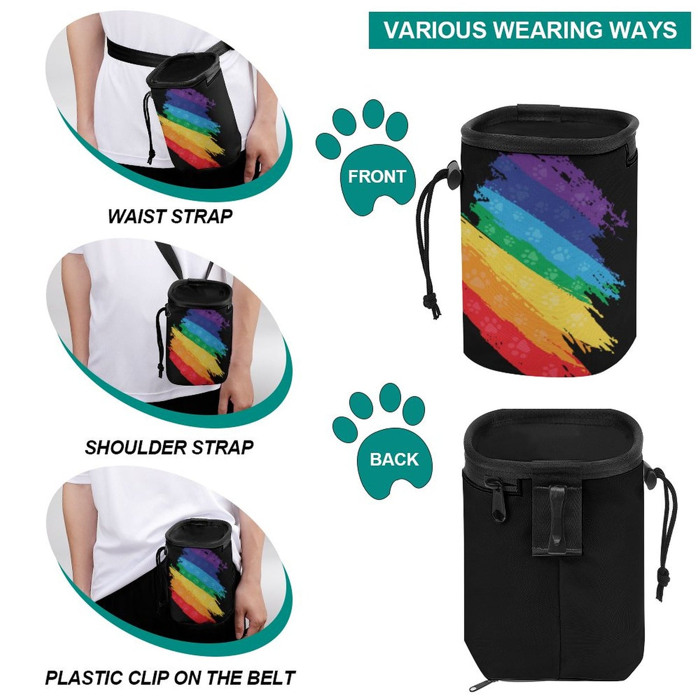 RAINBOW PAWS Dog Treat  Bag
