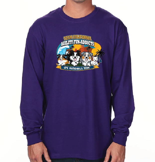 AGILITY FUN ADDICTS -Long Sleeve Tee Shirt