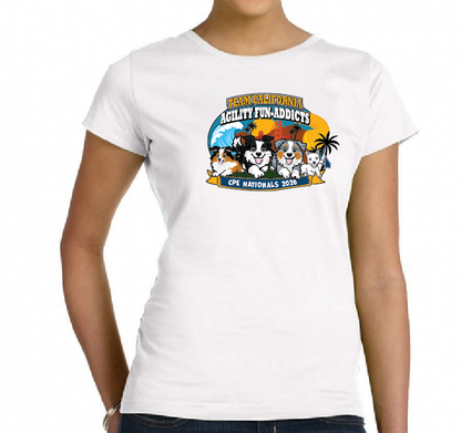 AGILITY FUN ADDICTS - Women's Fine Jersey T-Shirt