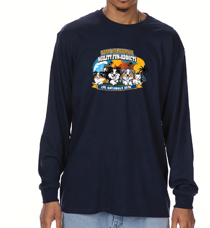 AGILITY FUN ADDICTS -Long Sleeve Tee Shirt