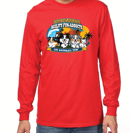 AGILITY FUN ADDICTS -Long Sleeve Tee Shirt