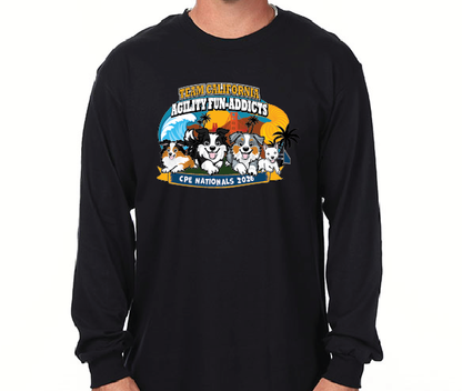 AGILITY FUN ADDICTS -Long Sleeve Tee Shirt