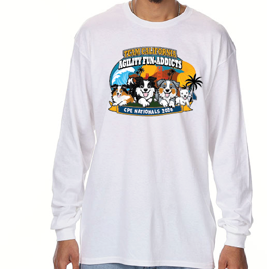 AGILITY FUN ADDICTS -Long Sleeve Tee Shirt