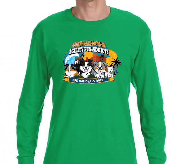AGILITY FUN ADDICTS -Long Sleeve Tee Shirt