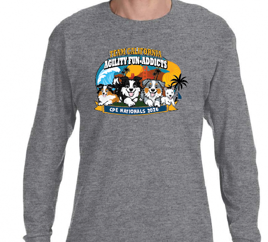 AGILITY FUN ADDICTS -Long Sleeve Tee Shirt