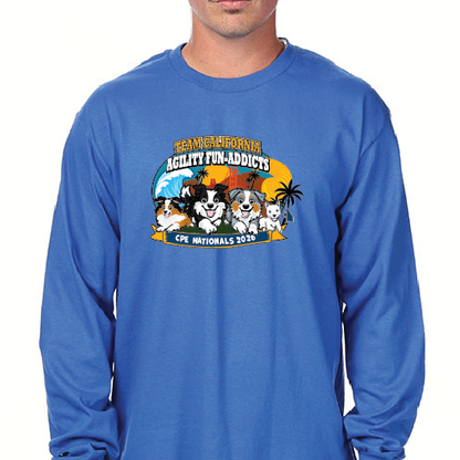 AGILITY FUN ADDICTS -Long Sleeve Tee Shirt