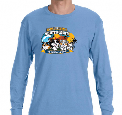AGILITY FUN ADDICTS -Long Sleeve Tee Shirt