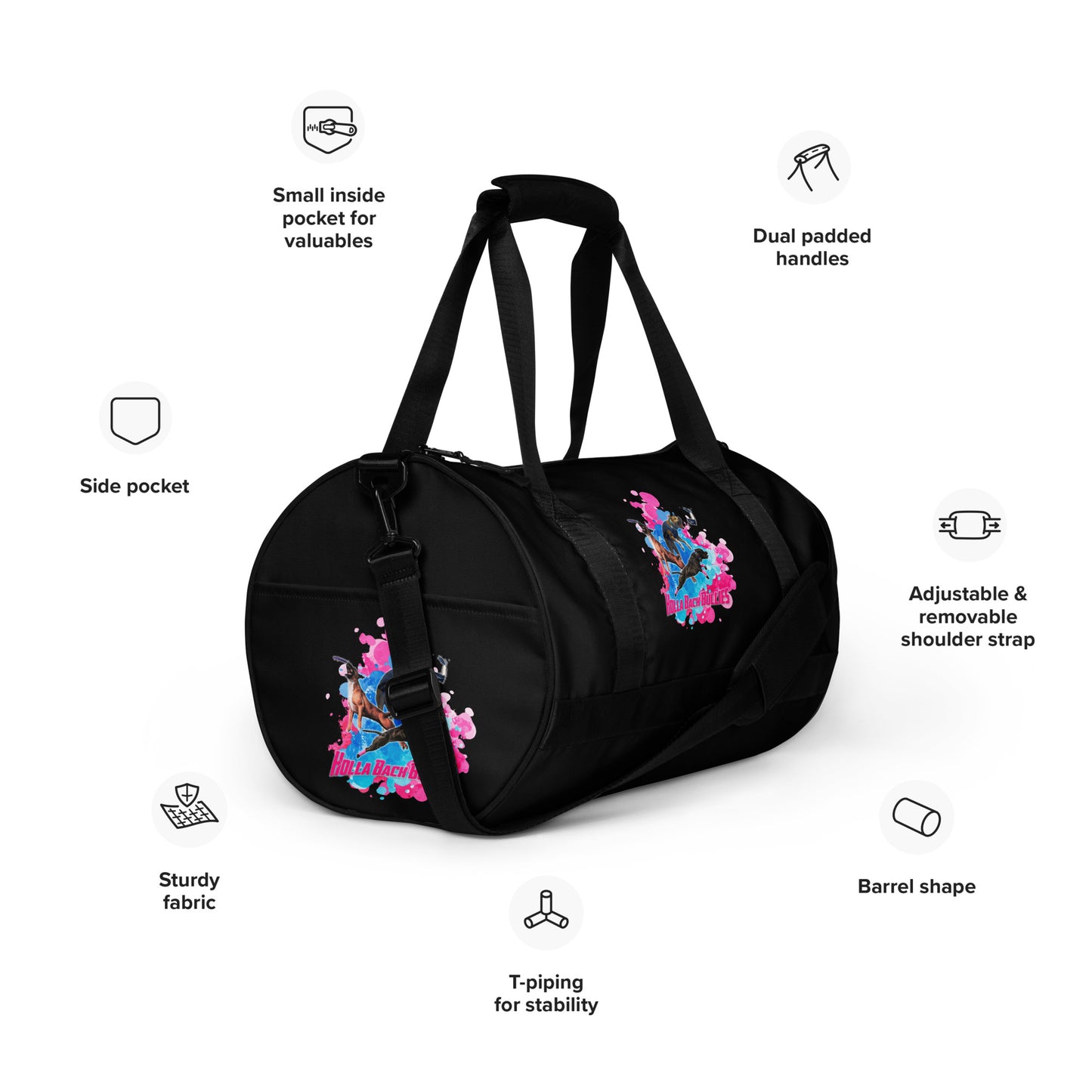 HOLLA BACK BULLIES Gym bag