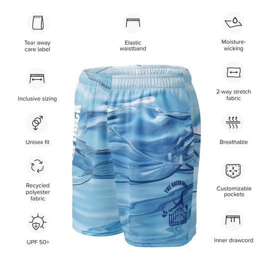 GATE DOCK Unisex mesh shorts