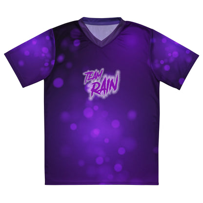 RAIN - Purple Recycled unisex sports jersey