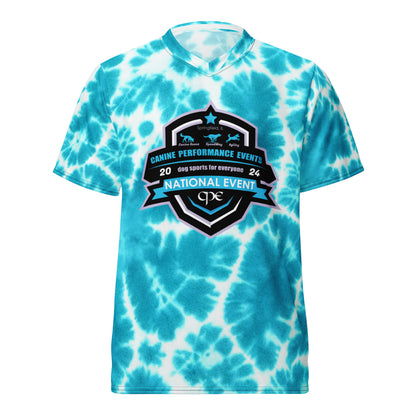 CPE NATIONALS  Recycled unisex sports jersey - tie dye