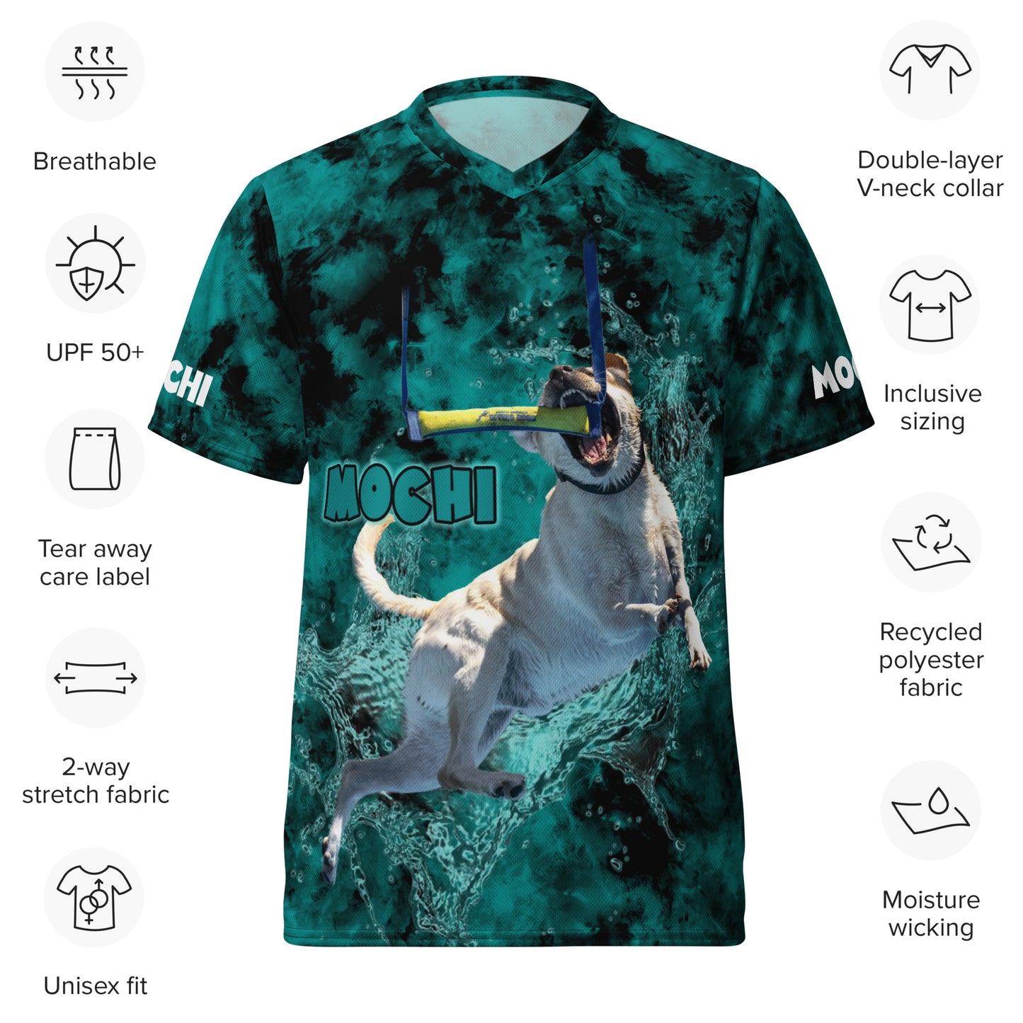 MOCHI Recycled unisex sports jersey