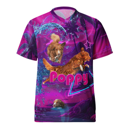 Poppy Unisex sports jersey