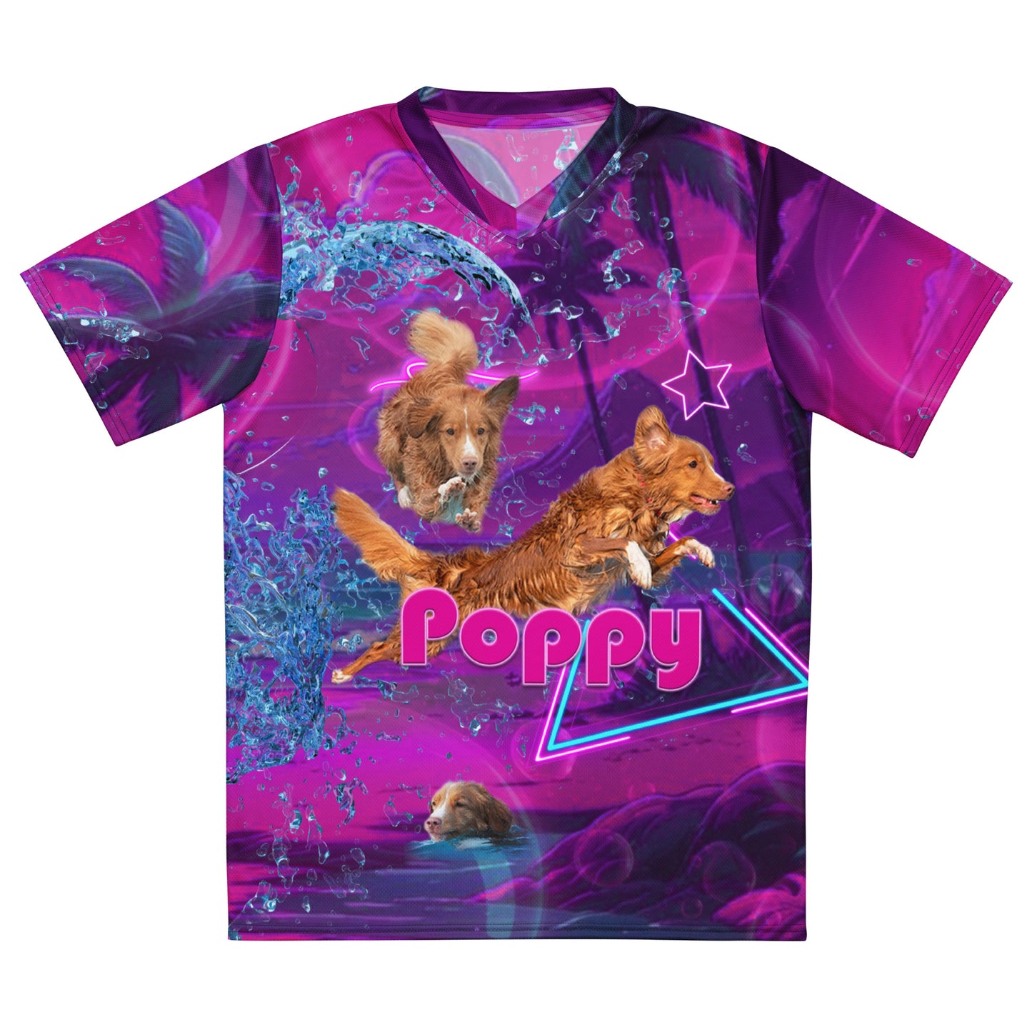 Poppy Unisex sports jersey