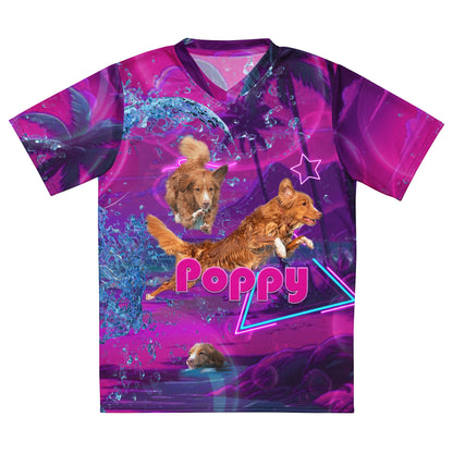 Poppy Unisex sports jersey