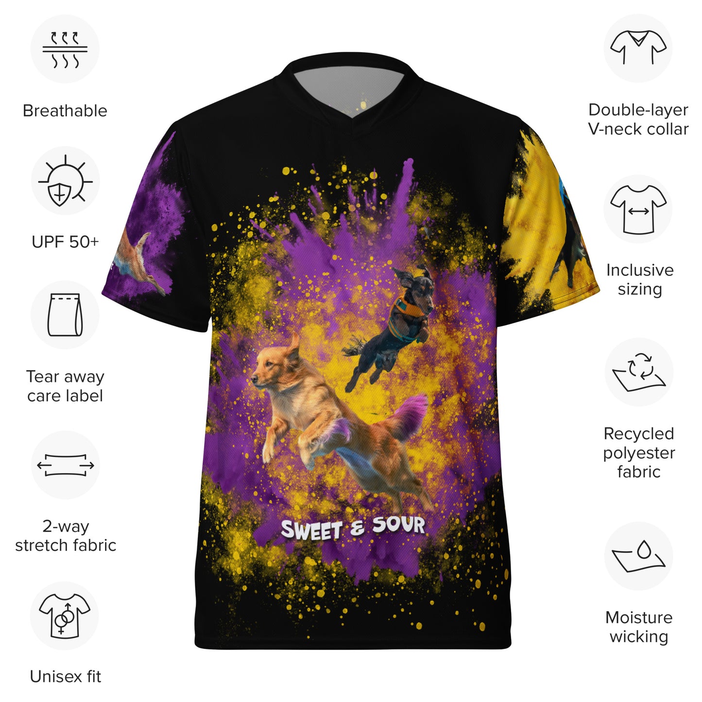 Team Sour Flowers Unisex sports jersey