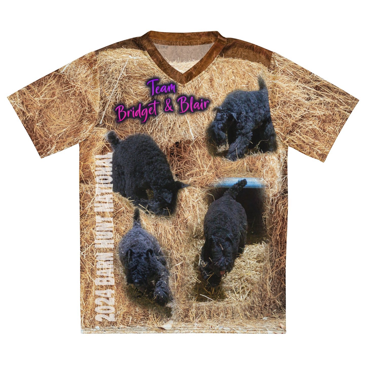 Team Bridget & Blair BARN HUNT Unisex sports jersey