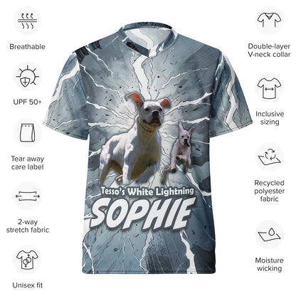 Sophie Recycled unisex sports jersey