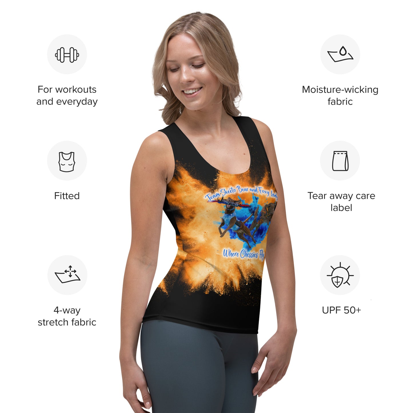 SANDY Sublimation Cut & Sew Tank Top