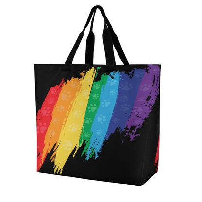 RAINBOW PAWS Large  Shopping Bag