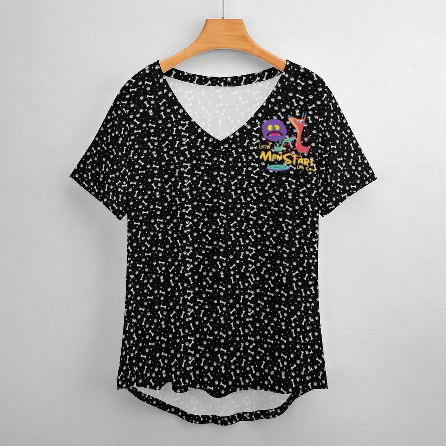 LITTLE MONSTERS  Short Sleeve T-Shirts NZ109-Multi-Image Printed Tees