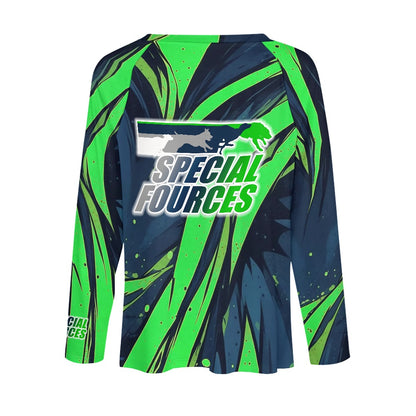 Long sleeve loose T-shirt