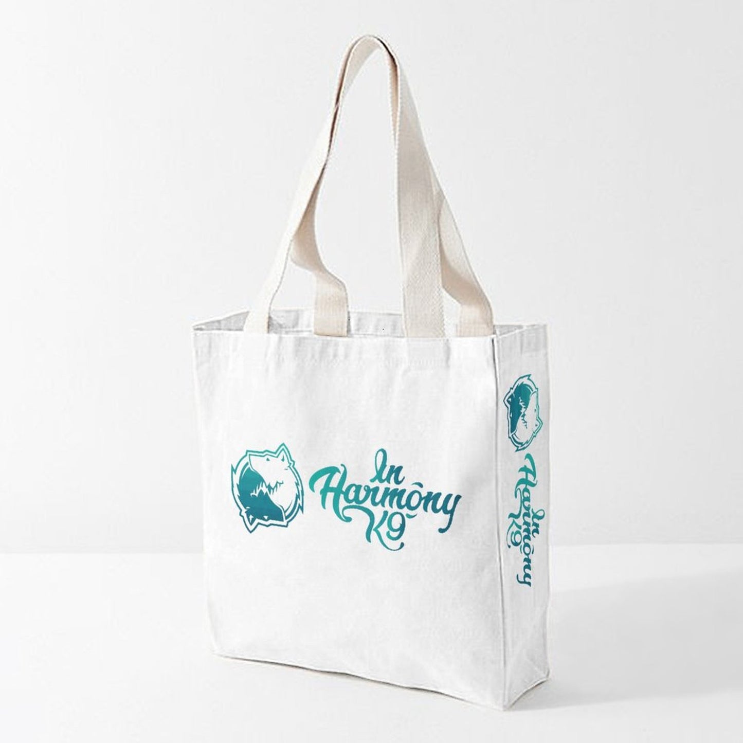 IN HARMONY K9 - Ladies Canvas Tote Bags (All-Over Printing)