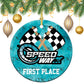 CPE SPEEDWAY AWARD Ceramic Ornament