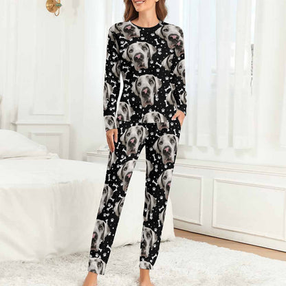 FACE w PAWS-n-BONES Women's 2-Piece Pj Set