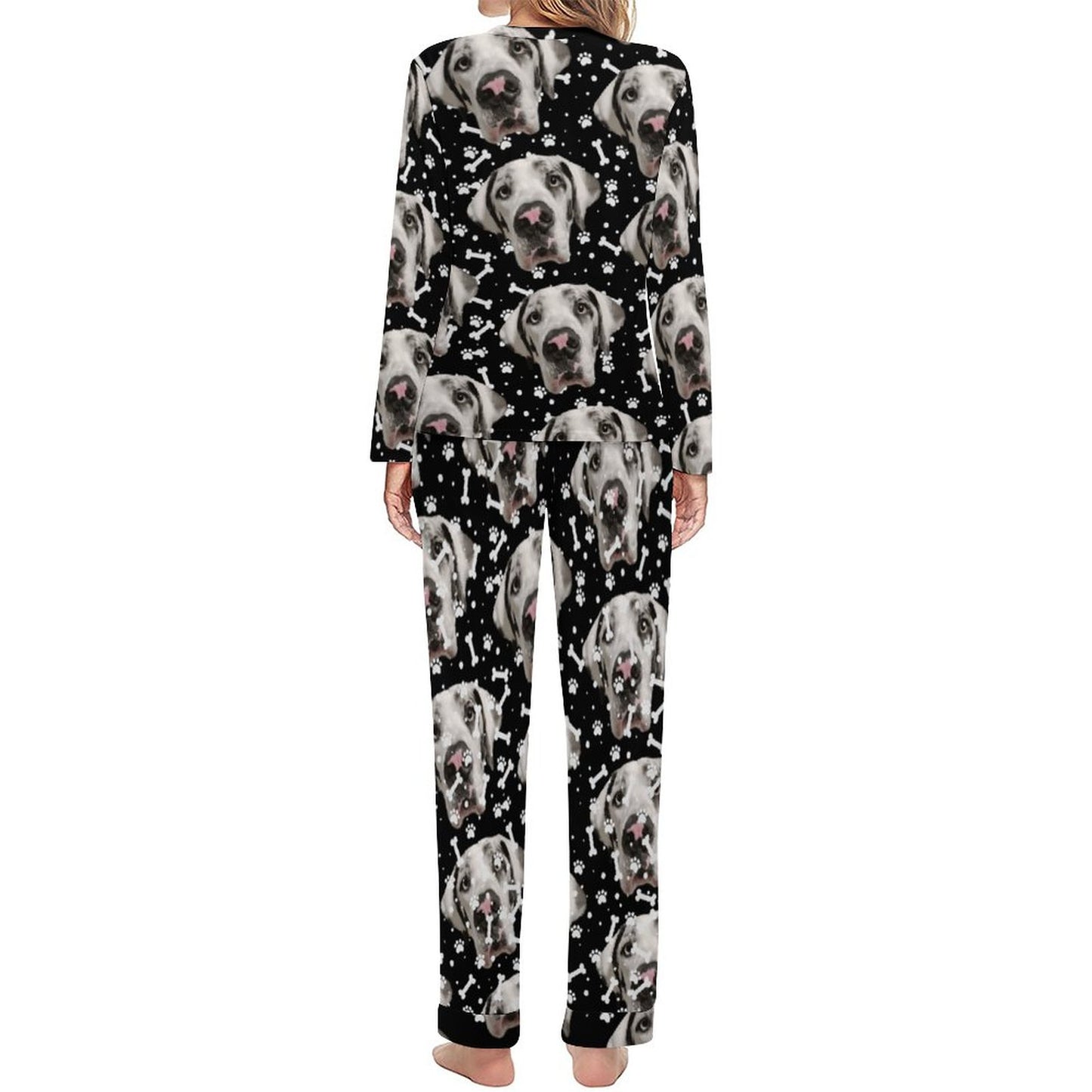 FACE w PAWS-n-BONES Women's 2-Piece Pj Set