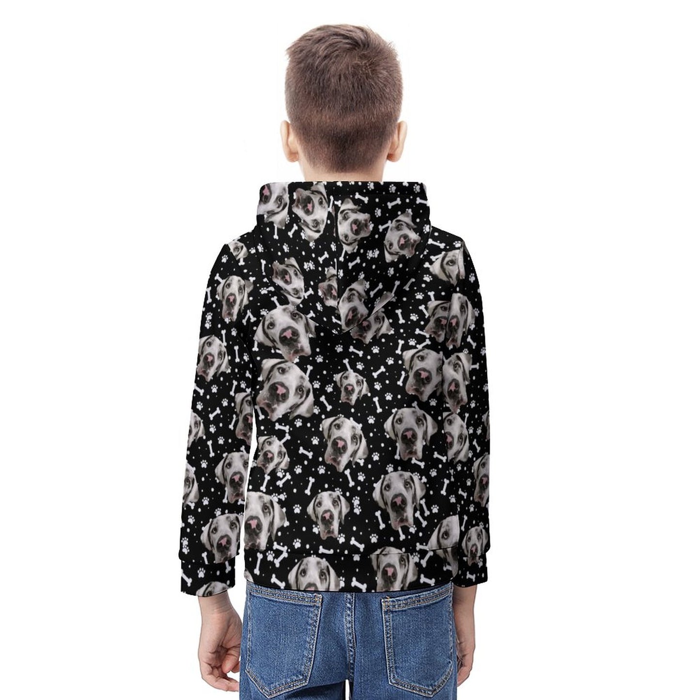 230gsm Children's All-Over printing Hoodie (All-Over Printing)