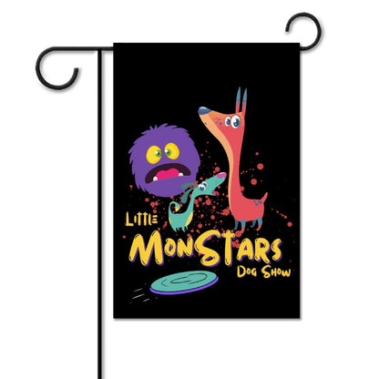 LITTLE MONSTERS Flag in garden (1 Pic on 2 Sides)-12"x18"