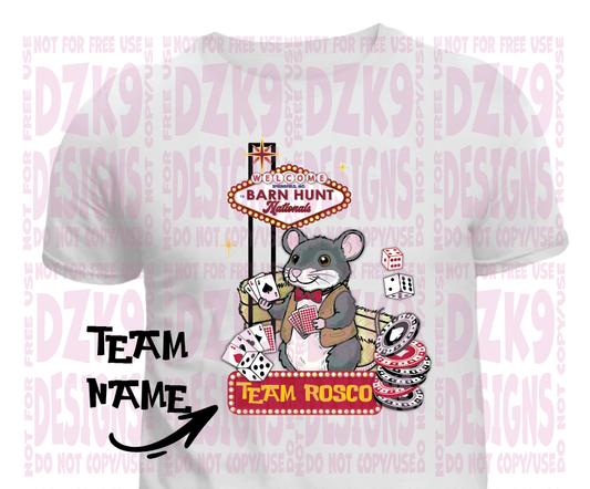 BARN HUNT 2026 - CASINO FUN - CUSTOMIZE!