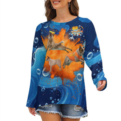 KIX Women's Long Sleeve U-Neck T-Shirt