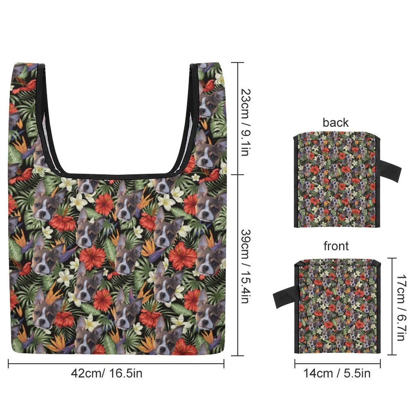 HAWAIIAN STYLE FACE - Reusable and Eco-Friendly Grocery Bags