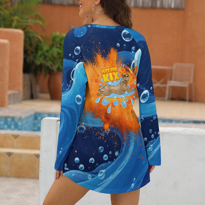 KIX Women's Long Sleeve U-Neck T-Shirt