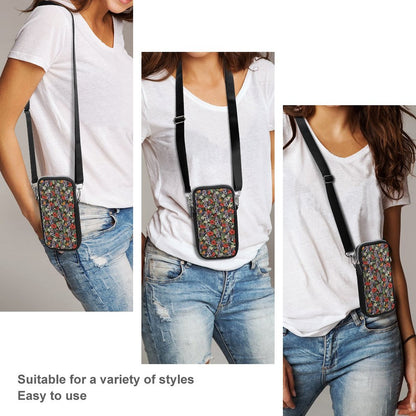 HAWAIIAN STYLE FACE - Cell Phone Crossbody Pouch