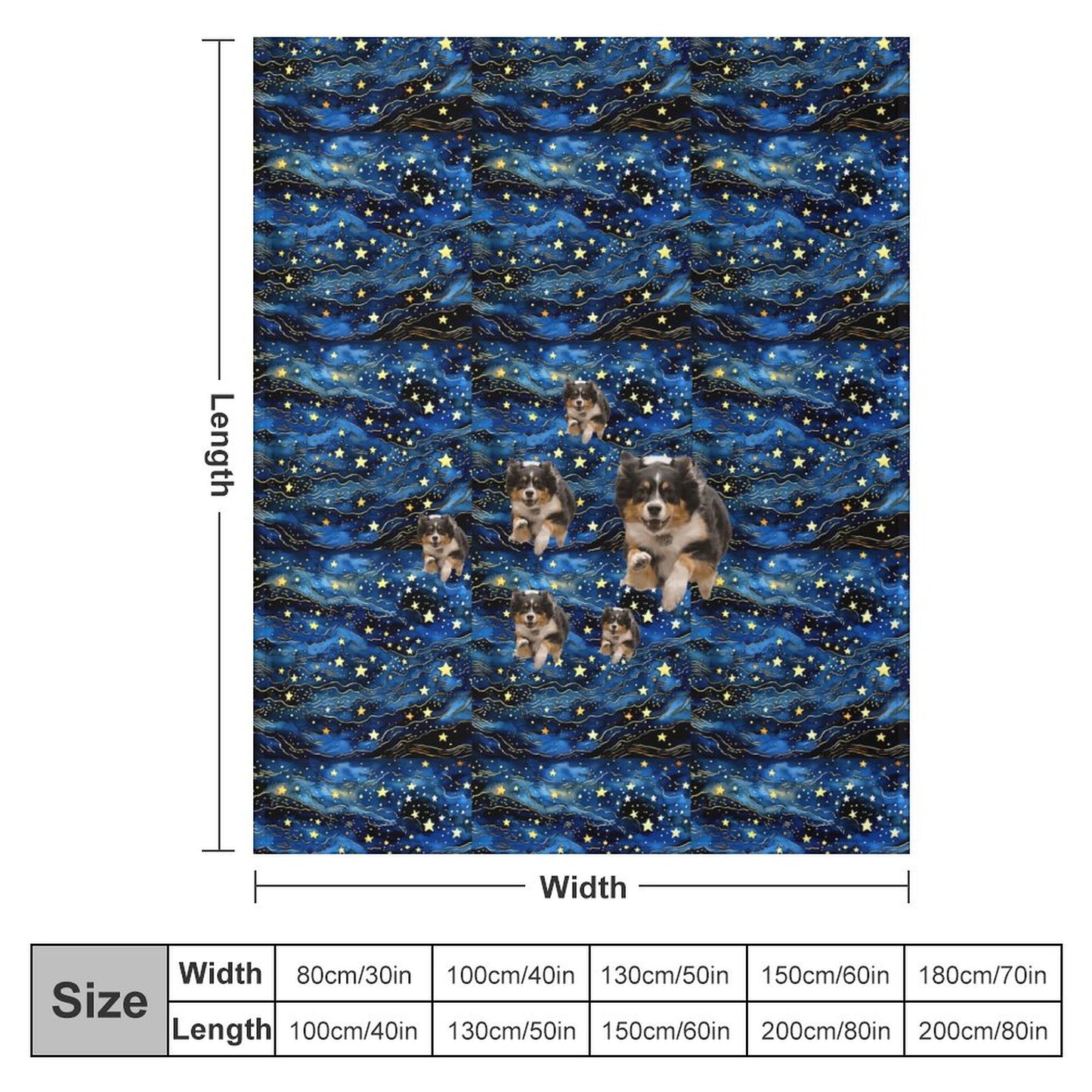 CUSTOM Blanket-40"x50" (Dual-sided Printing)